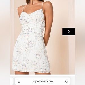 Floral Spaghetti Strap Dress